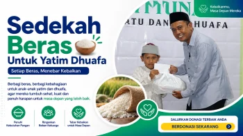 Sedekah Beras Untuk Yatim Piatu