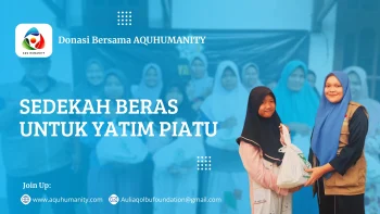 Sedekah Beras Untuk Yatim Piatu